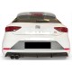 Задній дифузор DPT V-4 (2017-2020, чорний глянець) для Seat Leon рр
