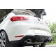 Задний диффузор DPT V-7 (2013-2016, Черный Глянец) для Seat Leon