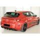 Задній дифузор DPT V-2 (чорний глянець) для Seat Leon 2020- рр