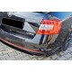 Задній дифузор DPT V-1 (SD, чорний глянець) для Skoda Octavia III A7 2013-2019рр