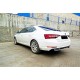 Задній дифузор DPT V-2 (чорний глянець) для Skoda Superb 2015-2024 рр