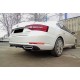 Задній дифузор DPT V-2 (чорний глянець) для Skoda Superb 2015-2024 рр
