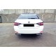 Задній дифузор DPT V-2 (чорний глянець) для Skoda Superb 2015-2024 рр