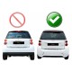 Задній дифузор DPT (чорний глянець) для Smart 2014- рр