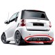 Задній дифузор DPT (чорний глянець) для Smart 2014- рр