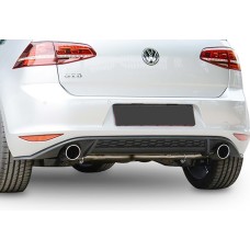 Задний диффузор DPT V-2 (для GTI, 2012-2017, черный глянец) для Volkswagen Golf 7/E-Golf