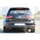 Задний диффузор DPT V-6 (2012-2017, черный глянец) для Volkswagen Golf 7/E-Golf