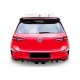 Задний диффузор DPT V-7 (2012-2017, черный глянец) для Volkswagen Golf 7/E-Golf