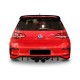 Задний диффузор DPT V-7 (2012-2017, черный глянец) для Volkswagen Golf 7/E-Golf