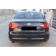 Задний диффузор DPT (2014-2018, черный глянец) для Volkswagen Jetta