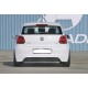 Задний диффузор DPT (2010-2013, черный глянец) для Volkswagen Polo