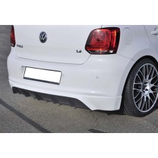 Задній дифузор DPT (2010-2013, чорний глянець) для Volkswagen Polo рр