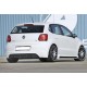 Задний диффузор DPT (2010-2013, черный глянец) для Volkswagen Polo