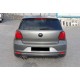 Задний диффузор DPT (2014-2017, черный глянец) для Volkswagen Polo