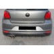 Задний диффузор DPT (2014-2017, черный глянец) для Volkswagen Polo