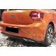 Задний диффузор DPT V-3 (черный глянец) для Volkswagen Polo 2017- рр
