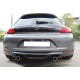 Задний диффузор DPT V-1 (2008-2013, черный глянец) для Volkswagen Scirocco