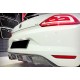 Задний диффузор DPT V-5 (2014-2017, черный глянец) для Volkswagen Scirocco