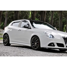 Бокові пороги DPT (чорний глянець) для Alfa Romeo Giulietta