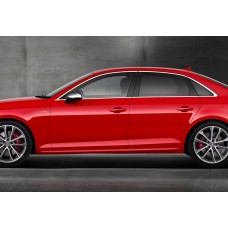 Боковые пороги DPT (под покраску) для Ауди A4 B9 2015-2024 гг