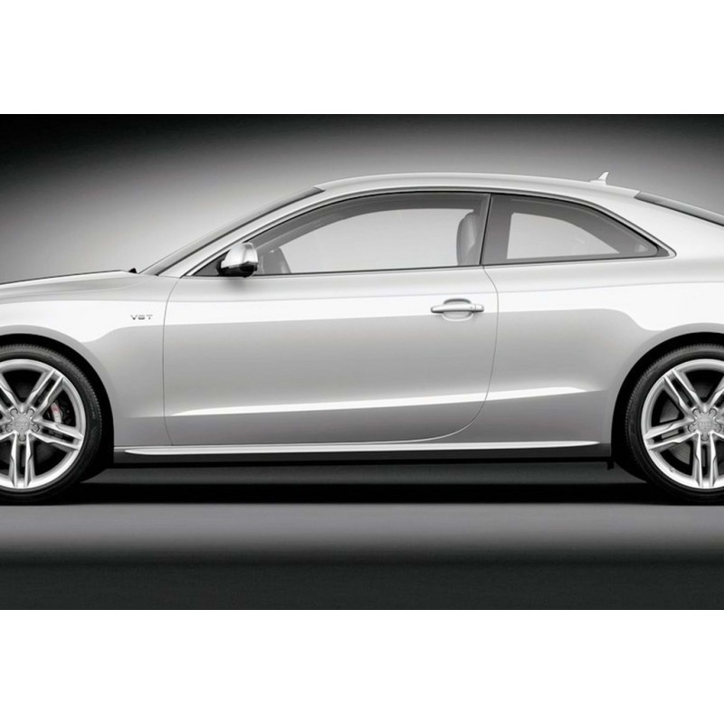 Бокові пороги DPT (чорний глянець) для Ауди A5 2007-2015 рр