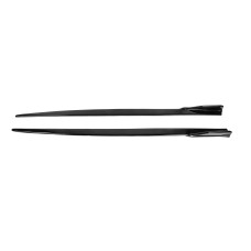 Боковые пороги DPT V-2 (черный глянец) для BMW 3 серия F-30/31/34 2012-2019 гг