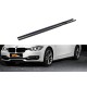 Боковые пороги DPT V-3 (черный глянец) для BMW 3 серия F-30/31/34 2012-2019 гг