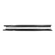 Боковые пороги DPT V-3 (черный глянец) для BMW 3 серия F-30/31/34 2012-2019 гг