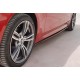 Бокові пороги DPT V-4 (чорний глянець) для BMW 3 серія F-30/31/34 2012-2019 рр