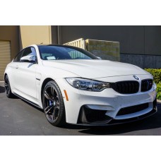 Боковые пороги DPT (черный глянец) для BMW 4 серия F-32 2012-2020 гг