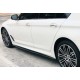Бокові пороги DPT V-1 (чорний глянець) для BMW 5 серія G30/31 2017-2023 рр