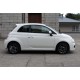 Бокові пороги DPT (чорний глянець) для Fiat 500/500L