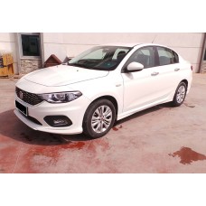 Боковые пороги DPT (под покраску) для Fiat Tipo 2016- гг