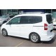 Боковые пороги DPT (черный глянец) для Ford Courier 2014-2023 гг