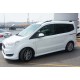 Боковые пороги DPT (черный глянец) для Ford Courier 2014-2023 гг