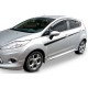 Бокові пороги DPT V-2 (HB, чорний глянець) для Ford Fiesta 2008-2017 рр