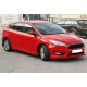 Бокові пороги DPT (SD, 2015-2017, чорний глянець) для Ford Focus III рр