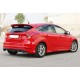 Бокові пороги DPT (SD, 2015-2017, чорний глянець) для Ford Focus III рр