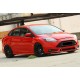 Бокові пороги DPT (SD, 2015-2017, чорний глянець) для Ford Focus III рр
