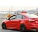 Бокові пороги DPT (SD, 2015-2017, чорний глянець) для Ford Focus III рр