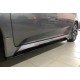 Бокові пороги DPT V-2 (Під фарбування) для Honda Civic Sedan X 2016-2021 рр