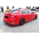 Бокові пороги DPT V-3 (Під фарбування) для Honda Civic Sedan X 2016-2021 рр