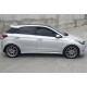 Бокові пороги DPT (2014-2018, чорний глянець) для Hyundai I-20 рр