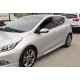 Бокові пороги DPT (2012-2015, чорний глянець) для Kia Ceed рр