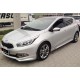 Бокові пороги DPT (2012-2015, чорний глянець) для Kia Ceed рр