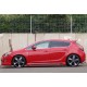 Бокові пороги DPT V-2 (чорний глянець) для Opel Astra J 2009-2015 рр