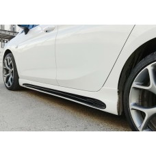 Боковые пороги DPT V-2 (под покраску) для Opel Astra K 2016-2021 гг