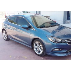 Боковые пороги DPT V-3 (под покраску) для Opel Astra K 2016-2021 гг