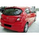 Бокові пороги DPT V-1 (чорний глянець) для Opel Corsa D 2007-2014 рр