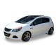 Бокові пороги DPT V-2 (чорний глянець) для Opel Corsa D 2007-2014 рр